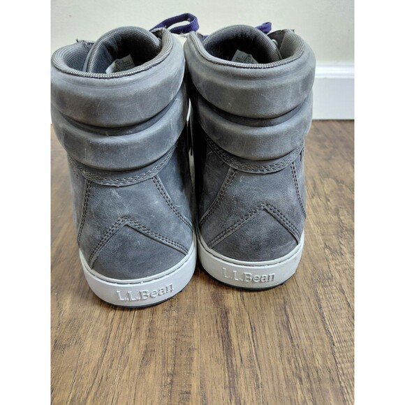 LL Bean Men Chukka Boot Sz 11.5M Mountainside TEK 2.5 Waterproof Leather Gray main image 13